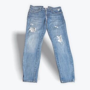 Current Elliott Distressed Women's‎ Jeans The Stiletto Niagara Destroy  Size 25